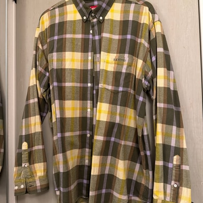 Supreme Plaid Flannel Shirt "Green" (23FW)
