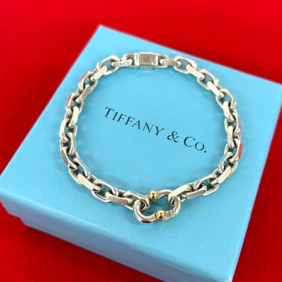 TIFFANY&Co. ティファニー メイカーズ ブレスレット シルバー925 K18イエローゴールド ブレスレット シルバー
35-10