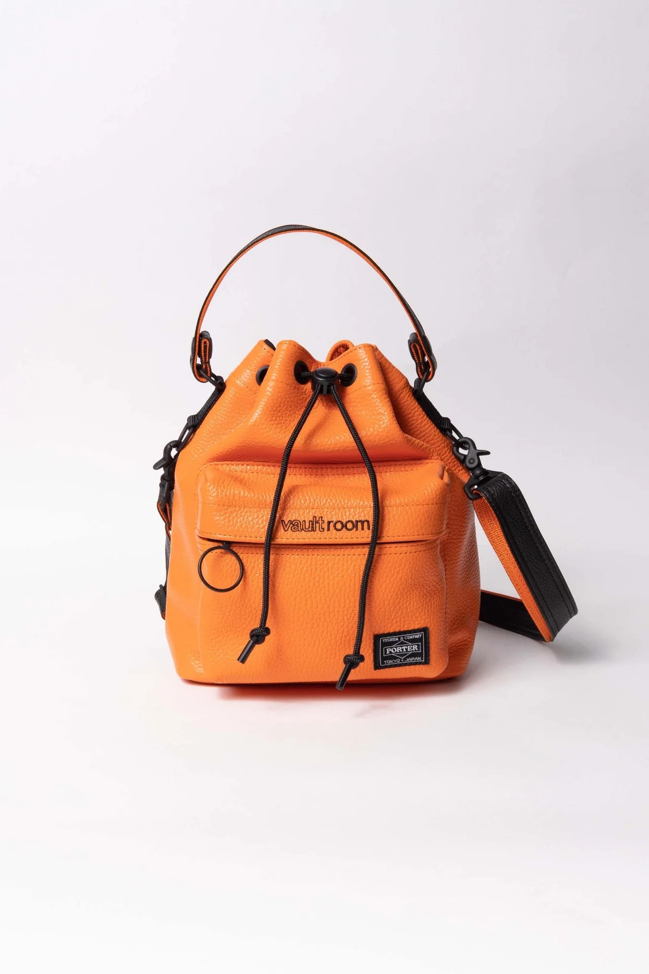 VAULTROOM x PORTER Leather Gaming Bag "Orange"