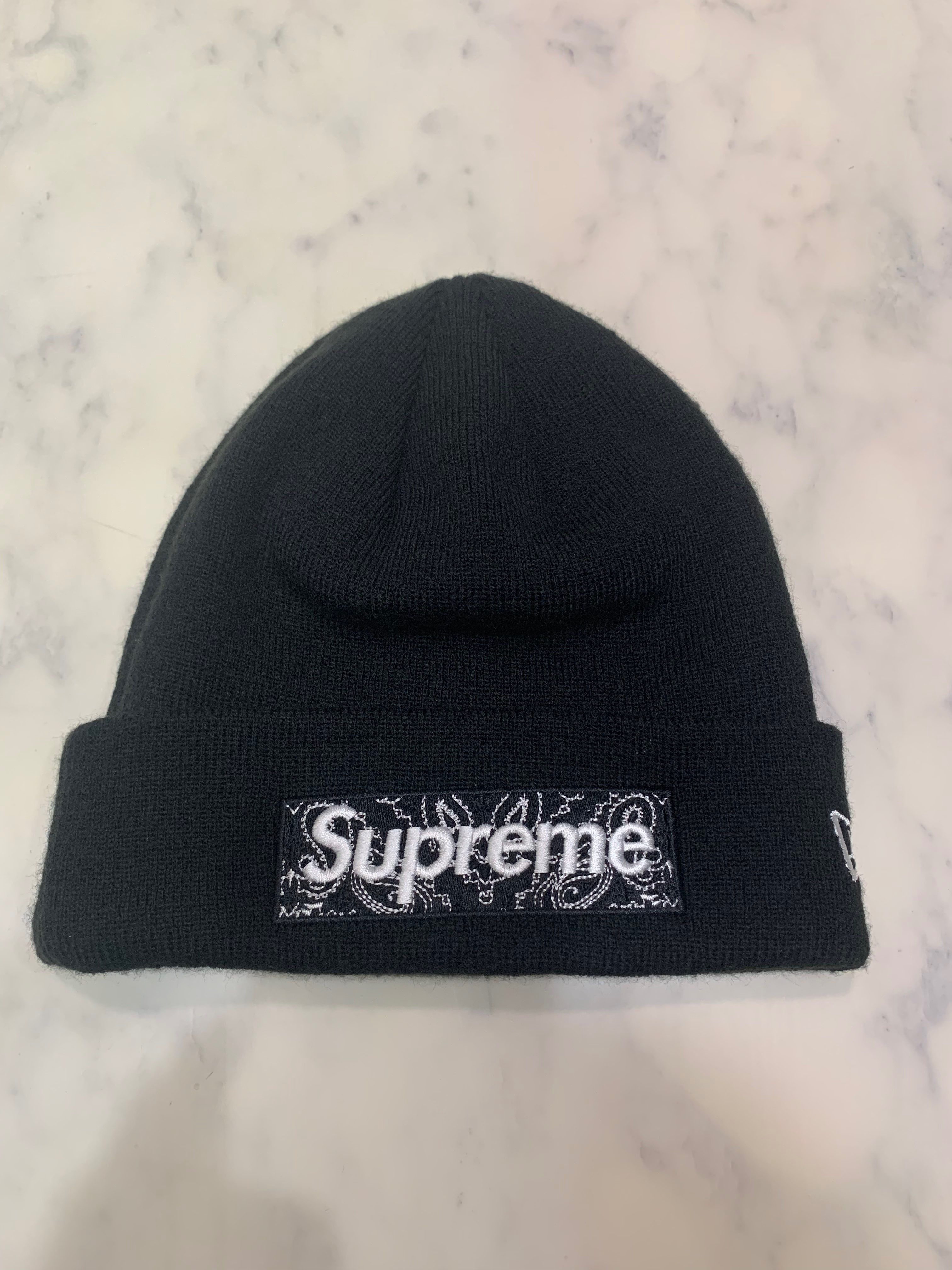 Supreme New Era® Box Logo Beanie "Black"