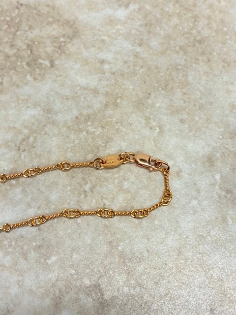 Chrome Hearts 22K Twist Chain Necklace "Yellow Gold"