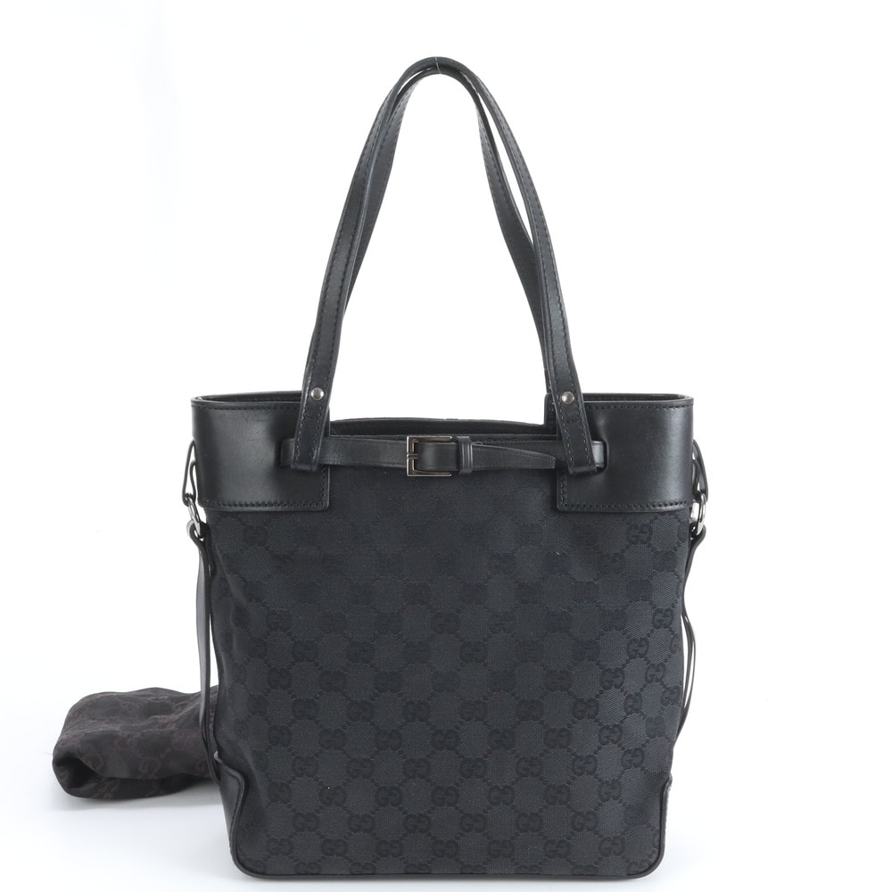 B (目立った傷や汚れなし)】□美品 グッチ GGキャンバス 107757 トート