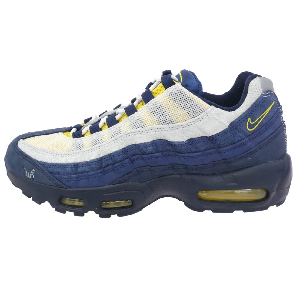 NIKE SB ナイキエスビー スニーカー HQ-8492-400 x Eric Koston エリック・コストン Air Max 95 Obsidian and Speed Yellow エアマックス オブシディアン アンド スピードイエロー【中古】