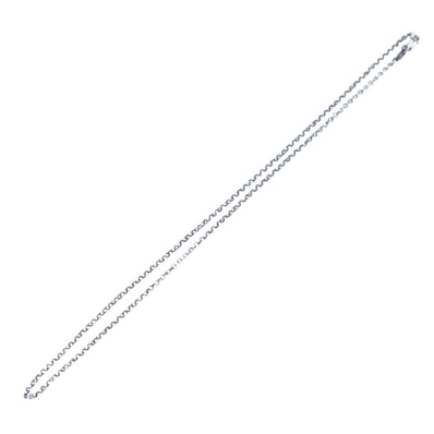 Chrome Hearts Roll Chain Necklace "Silver"