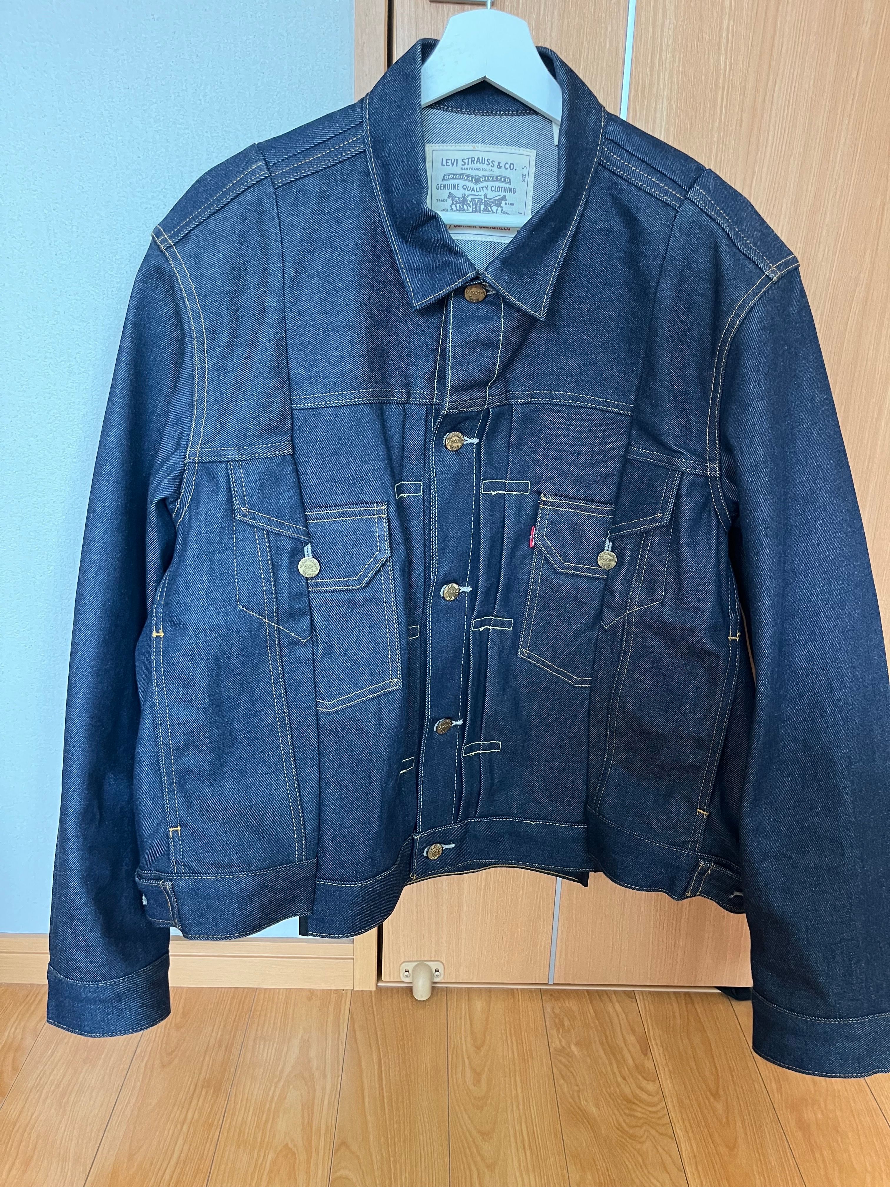 sacai x LEVI'S Men's Denim Jacket "Indigo" 25-03708M / 0035I-0000