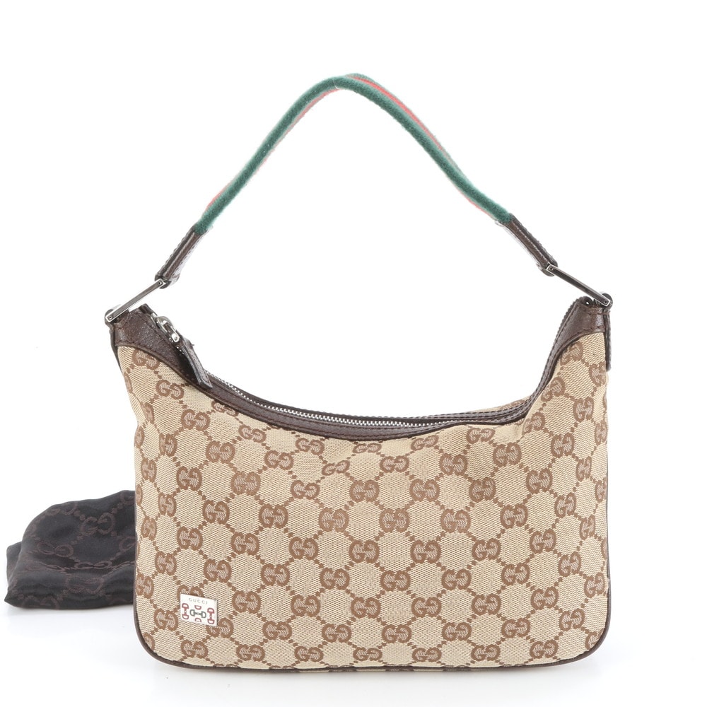 ■極美品 グッチ シェリー ラインGG キャンバス 145812