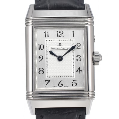 ジャガー・ルクルト JAEGER-LECOULTRE 269.8.54 レベルソ デュエット デュオ シルバー 手巻き ユニセックス 美品 腕時計 E#146911