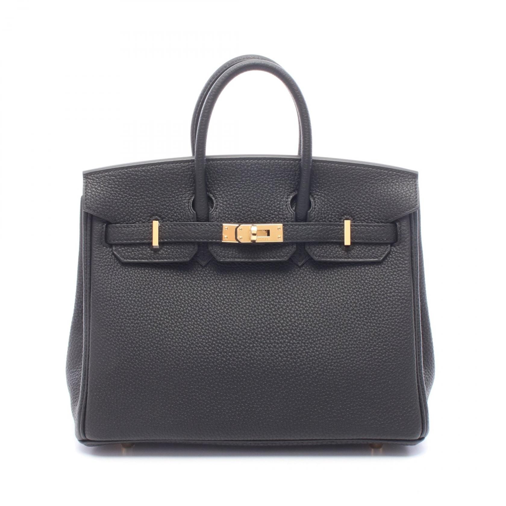 エルメス HERMES バーキン25 ハンドバッグ バッグ レザー トゴ レディース ブラック系 【中古】