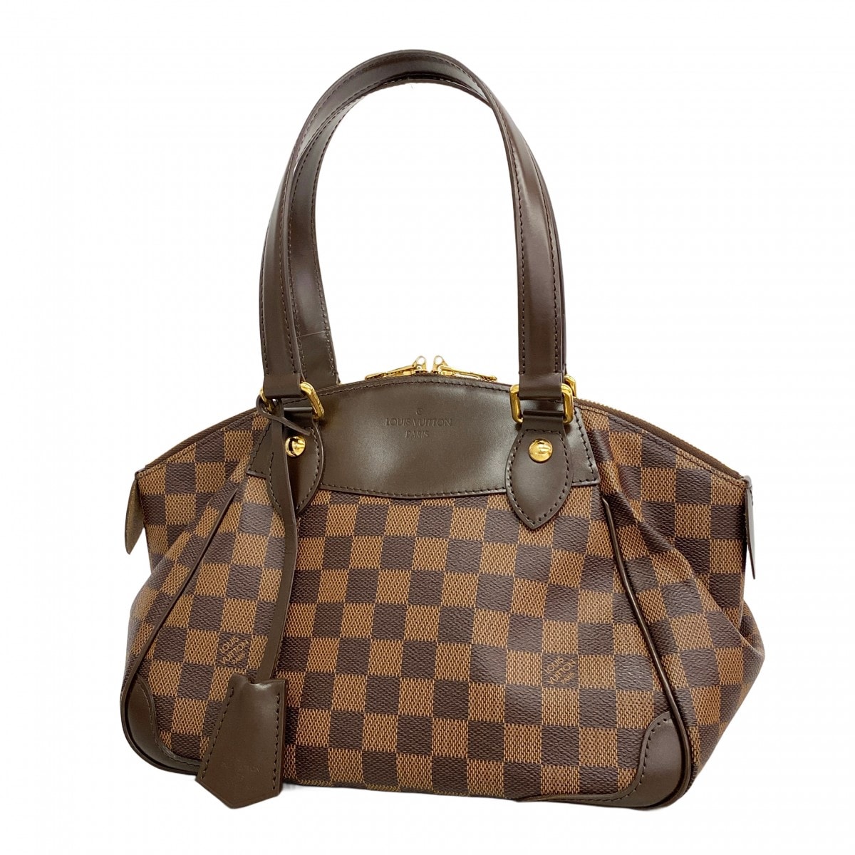 【6db1262】ルイヴィトン ハンドバッグ ダミエ ヴェローナPM N41117 エベヌ【中古】レディース