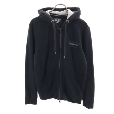 ARMANI JEANS アルマーニジーンズ 長袖 ジップパーカー S ブラック
