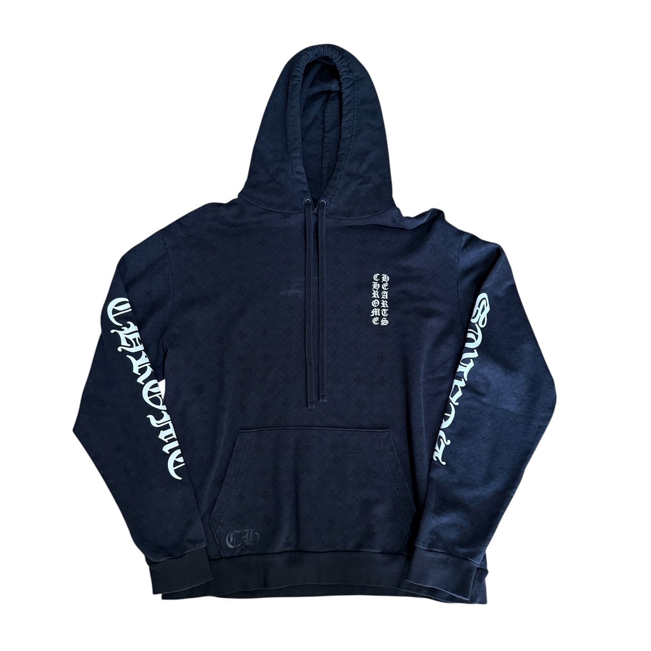 Chrome Hearts CH Plus All Over Print Horseshoe Hoodie "Black"