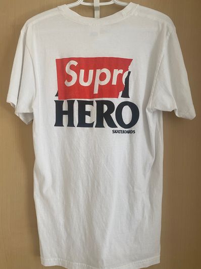 Supreme ANTIHERO Logo Pocket Tee "White"