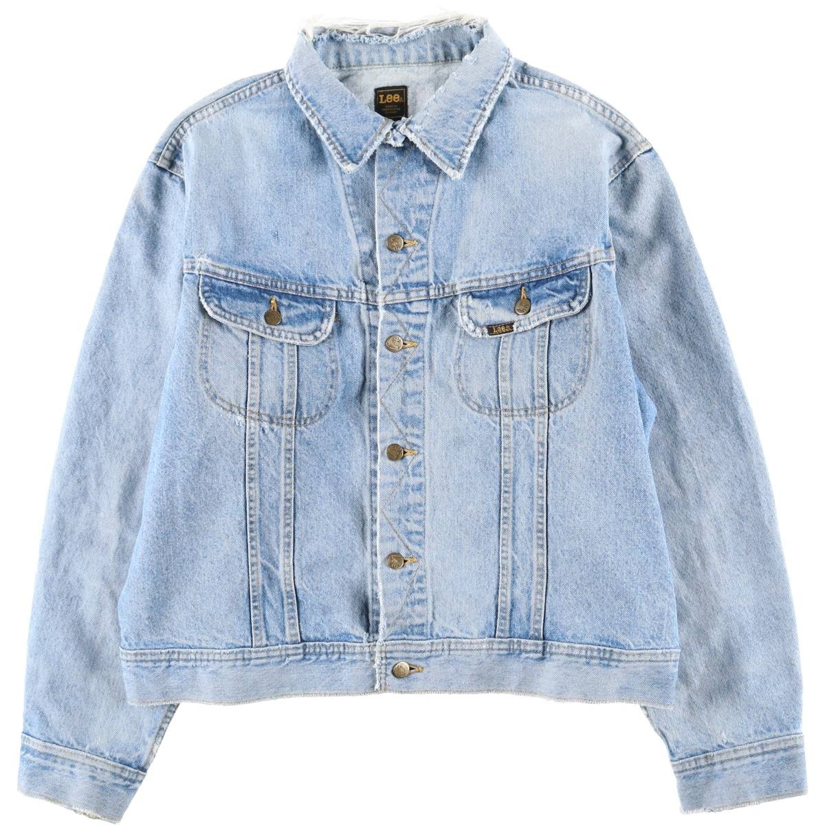 古着 リー Lee デニムジャケット Gジャン カナダ製 メンズXL相当 ヴィンテージ/eaa613840