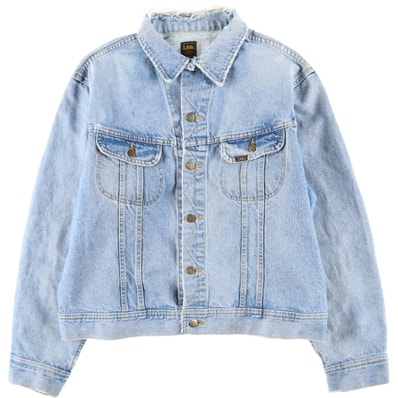 古着 リー Lee デニムジャケット Gジャン カナダ製 メンズXL相当 ヴィンテージ/eaa613840