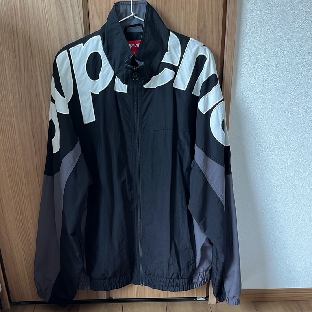 Supreme Shoulder Logo Track Jacket "Black"