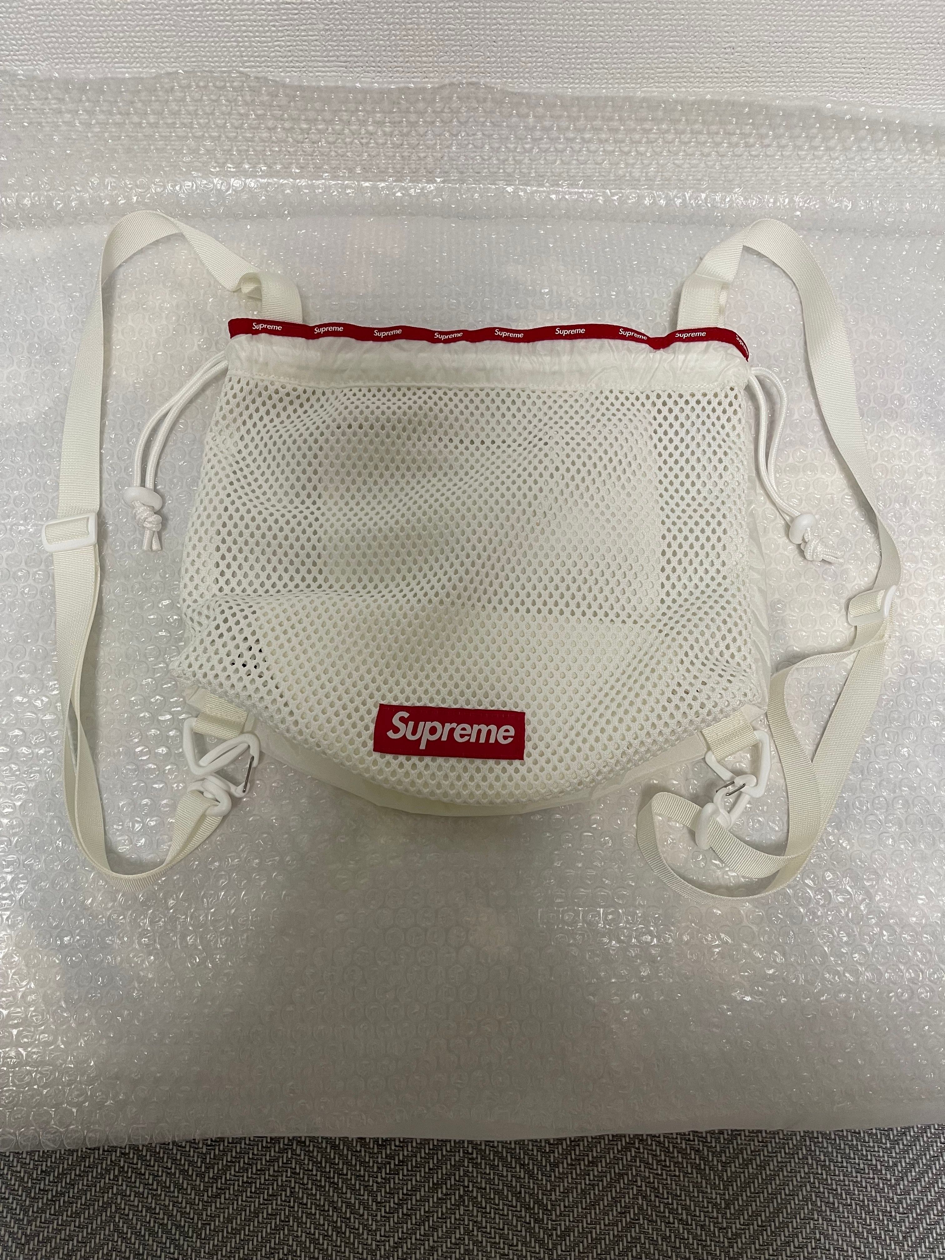 Supreme Mesh Small Backpack "White"