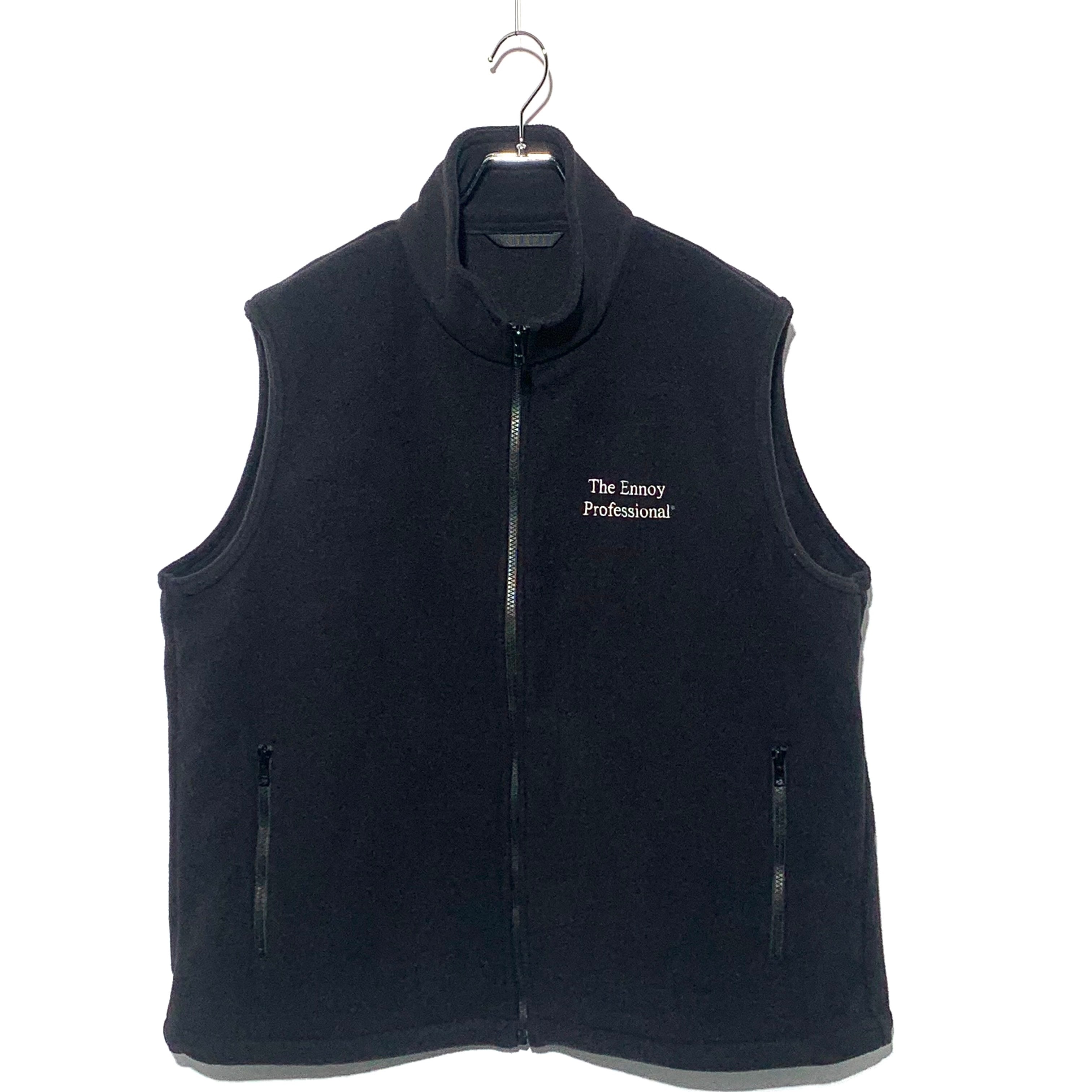 The Ennoy Professional フリースベスト XXL ブラック A (未使用に近い)】ENNOY Professional Fleece Vest Blackの古着・中古