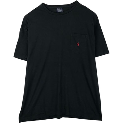 古着 ラルフローレン Ralph Lauren POLO by Ralph Lauren 半袖 ワンポイントロゴポケットTシャツ メンズL相当/eaa647810