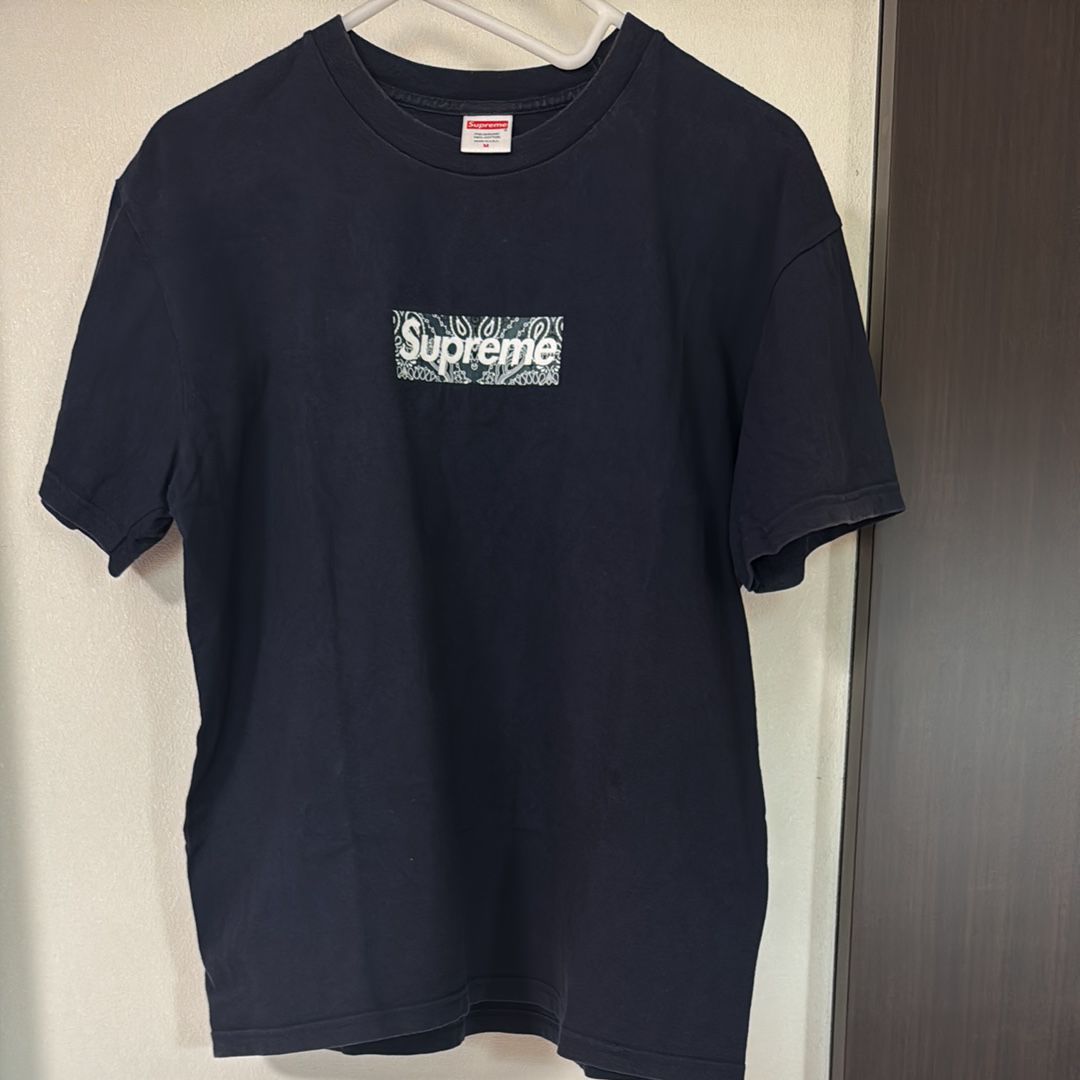 Supreme Bandana Box Logo Tee "Navy"