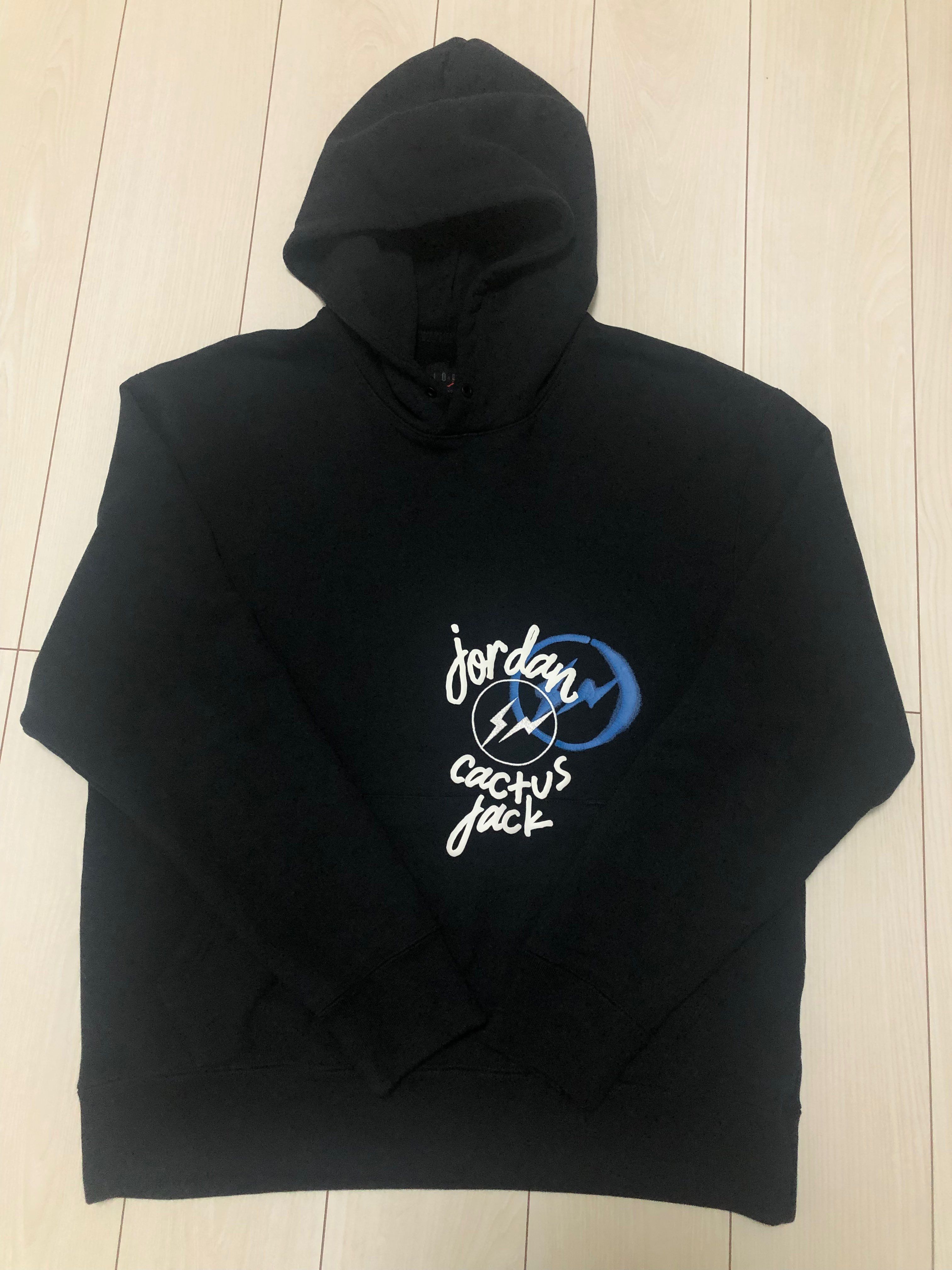 Air Jordan Travis Scott Fragment Hoodie "Black"