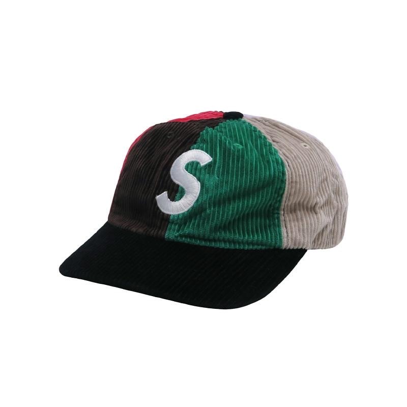 Supreme Corduroy S Logo 6-Panel "Multicolor"
