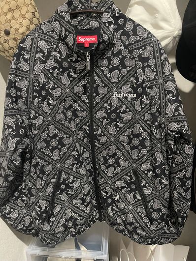 Supreme Bandana Track Jacket "Black"