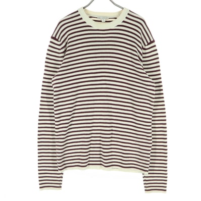 GAP ギャップ ボーダー柄 長袖 ニット M レッド系