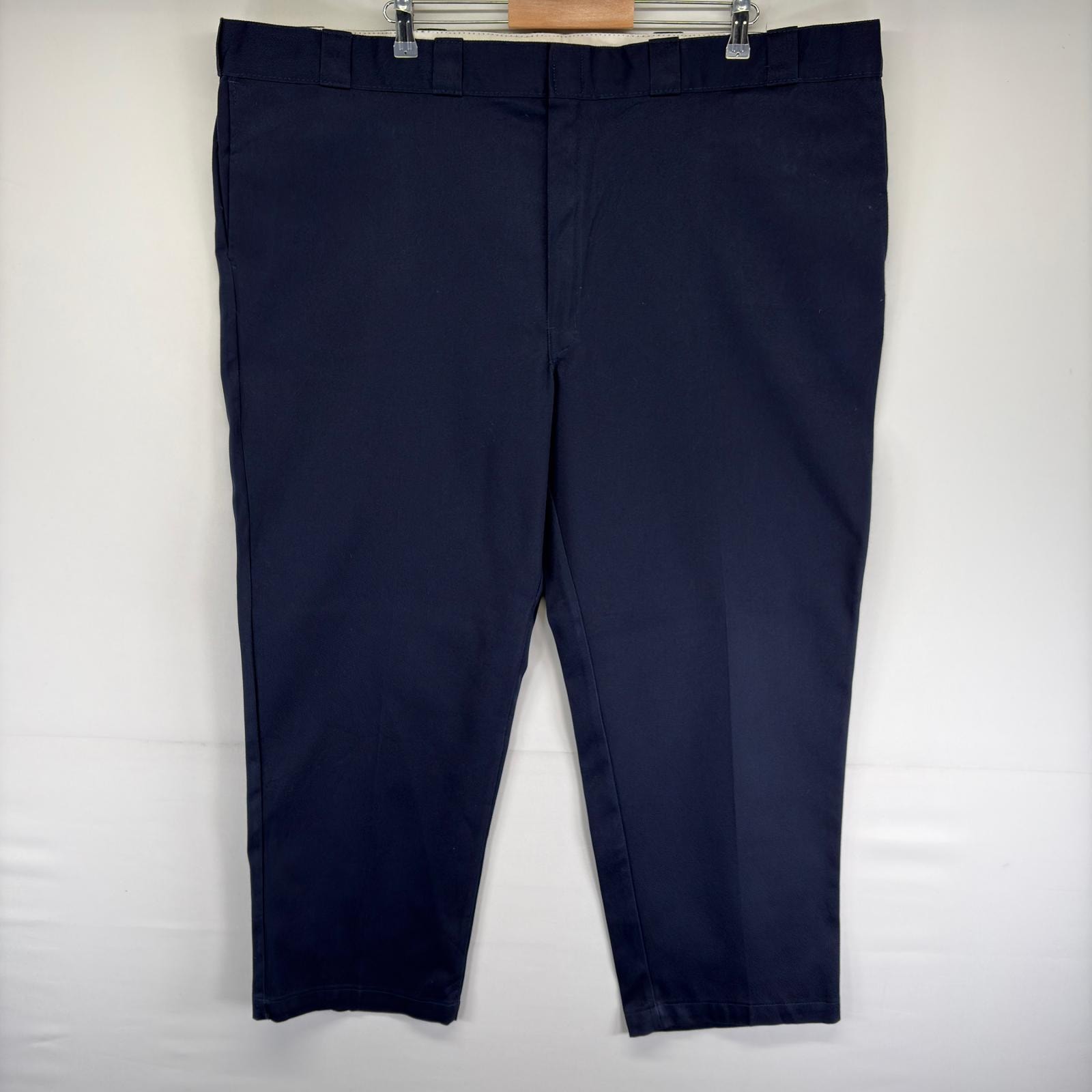 古着 ディッキーズ Dickies パンツ ワークパンツ 874 ジッパーフライ ストレート 大きいサイズ チノパン W50 L30  ネイビー系 メンズ