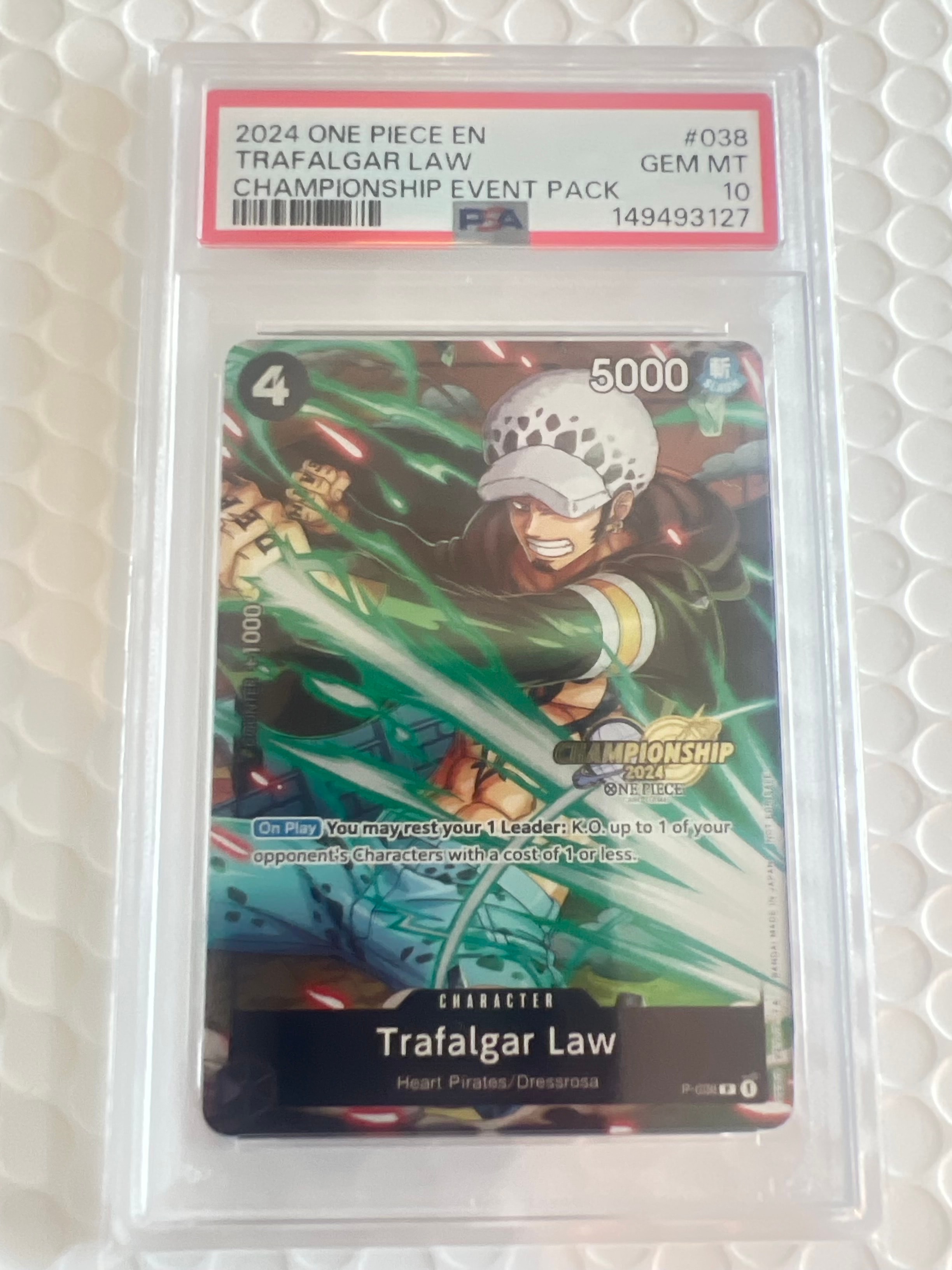 PSA10】トラファルガー・ロー P [P-038]【英語版】(プロモーション