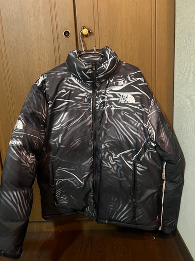Supreme x The North Face Trompe Loeil Printed Nuptse Jacket "Black"