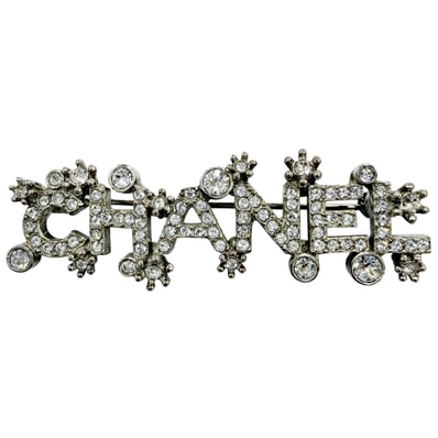 美品 シャネル ブローチ シルバー レディース F23P