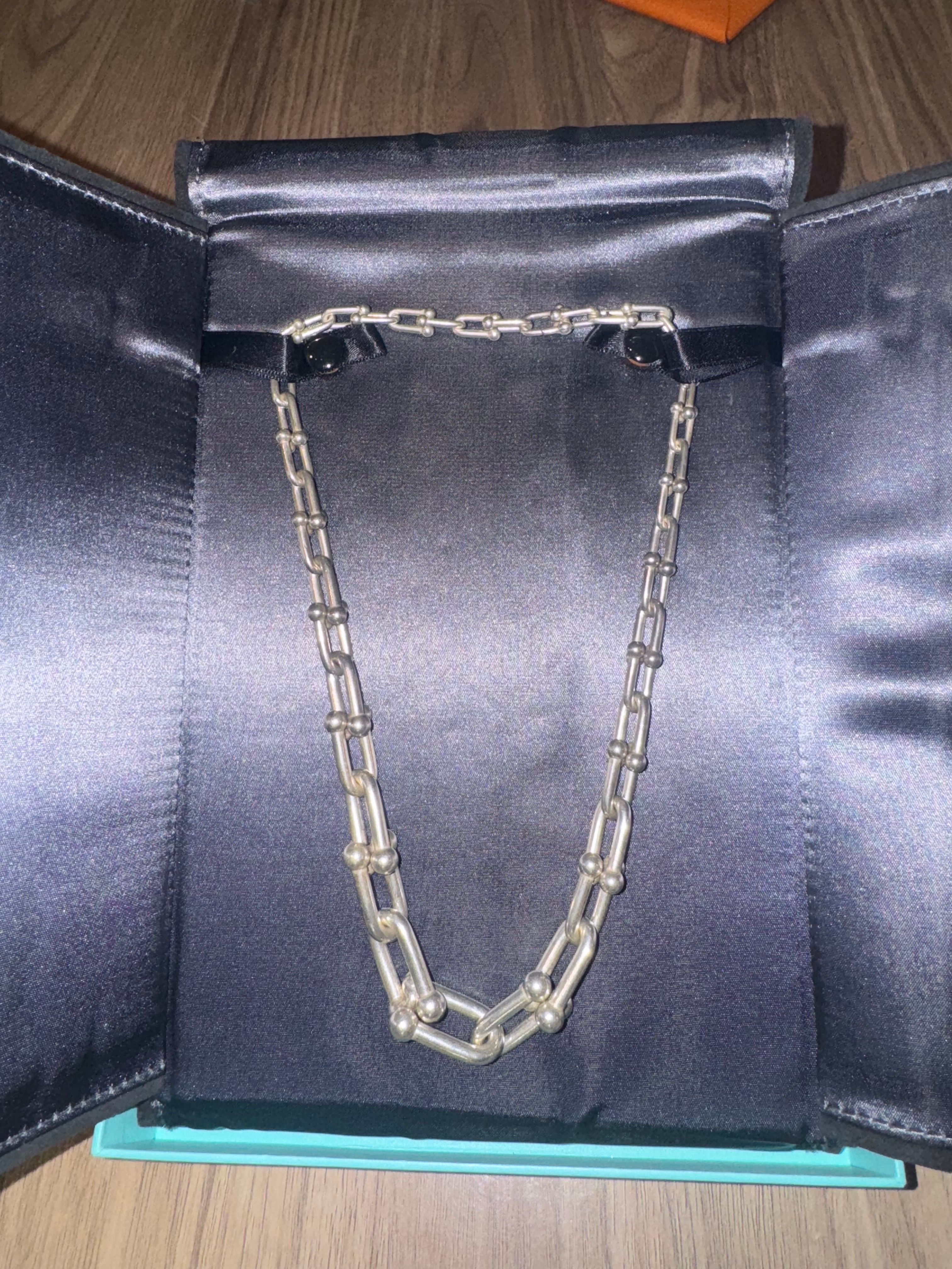 Tiffany & Co. HardWear Graduated Link Necklace "Silver"