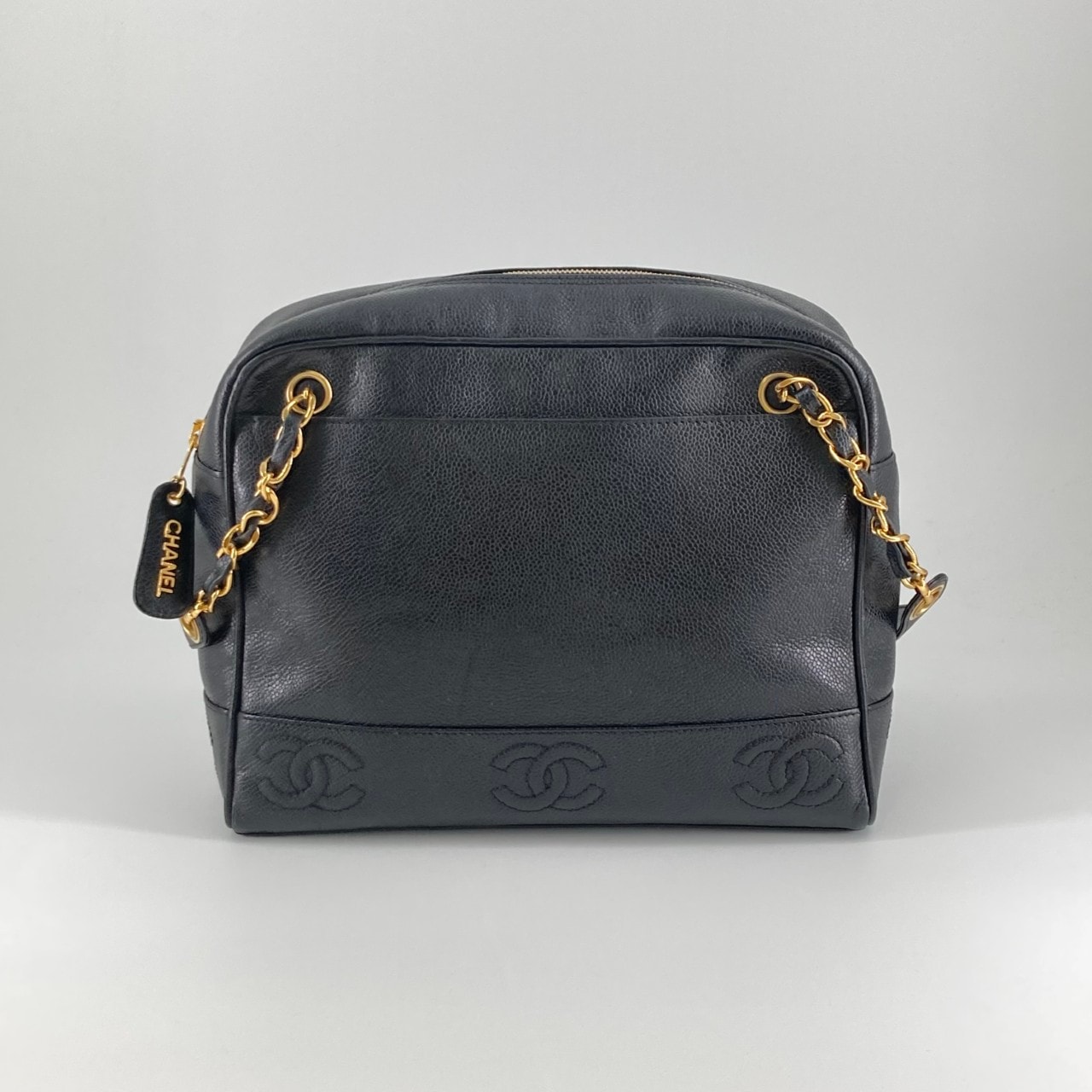 CHANEL(シャネル) トリプルココマーク 4番台 チェーン ショルダーバッグ ブラック