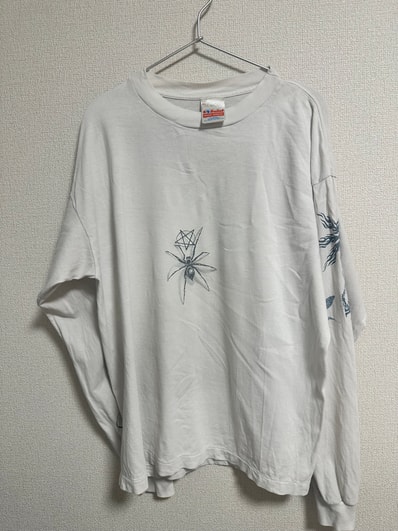 SAINT Mxxxxxx x Dr. Woo DW LS Tee Tattoo "White"