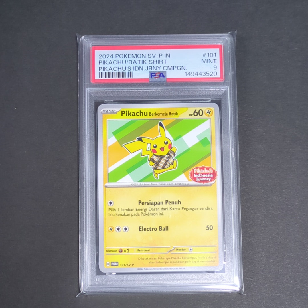 PSA10】バティックシャツを着たピカチュウ (ピカチュウ柄) P [SV-P 101