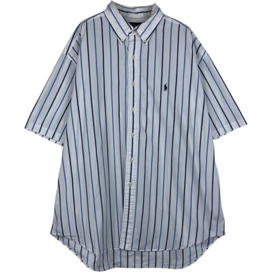 古着 ラルフローレン Ralph Lauren Ralph Lauren BLAKE 長袖 ボタンダウンストライプシャツ メンズXL相当/eaa641128