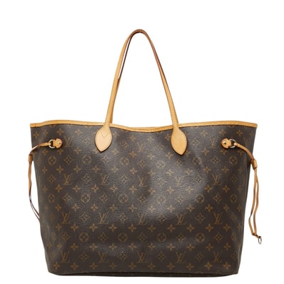 ルイ ヴィトン モノグラム ネヴァーフルGM トートバッグ ショルダーバッグ M40157 ブラウン PVC レザー レディース LOUIS VUITTON 【中古】
