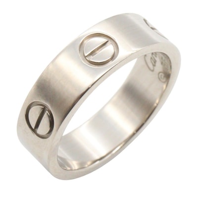 カルティエ CARTIER ラブリング リング・指輪 ジュエリー K18WG(ホワイトゴールド) メンズ レディース シルバー系 B4084700 【中古】