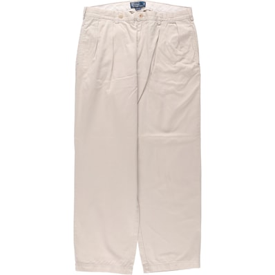 古着 ラルフローレン Ralph Lauren POLO by Ralph Lauren ANDREW PANT ツータック チノパンツ メンズw35相当/eaa574491