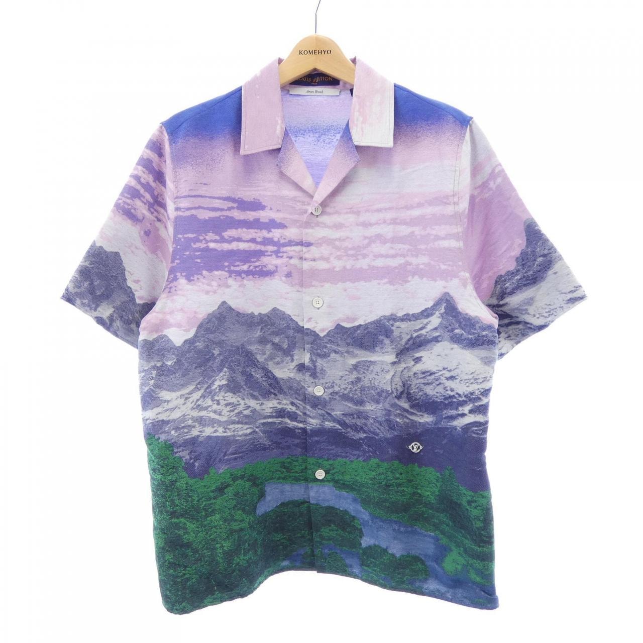 ルイヴィトン LOUIS VUITTON ランドスケープハワイアンシャツ HMS87WJ96 S/Sシャツ