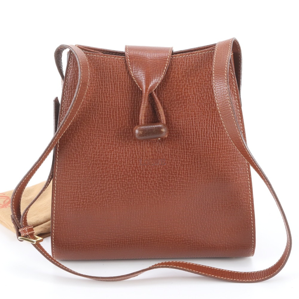■美品 ロエベ ショルダーバッグ レザー