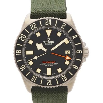 【6wea0053】チュードル ペラゴス FXD GMT 2542G267NU 黒文字盤【中古】腕時計 メンズ