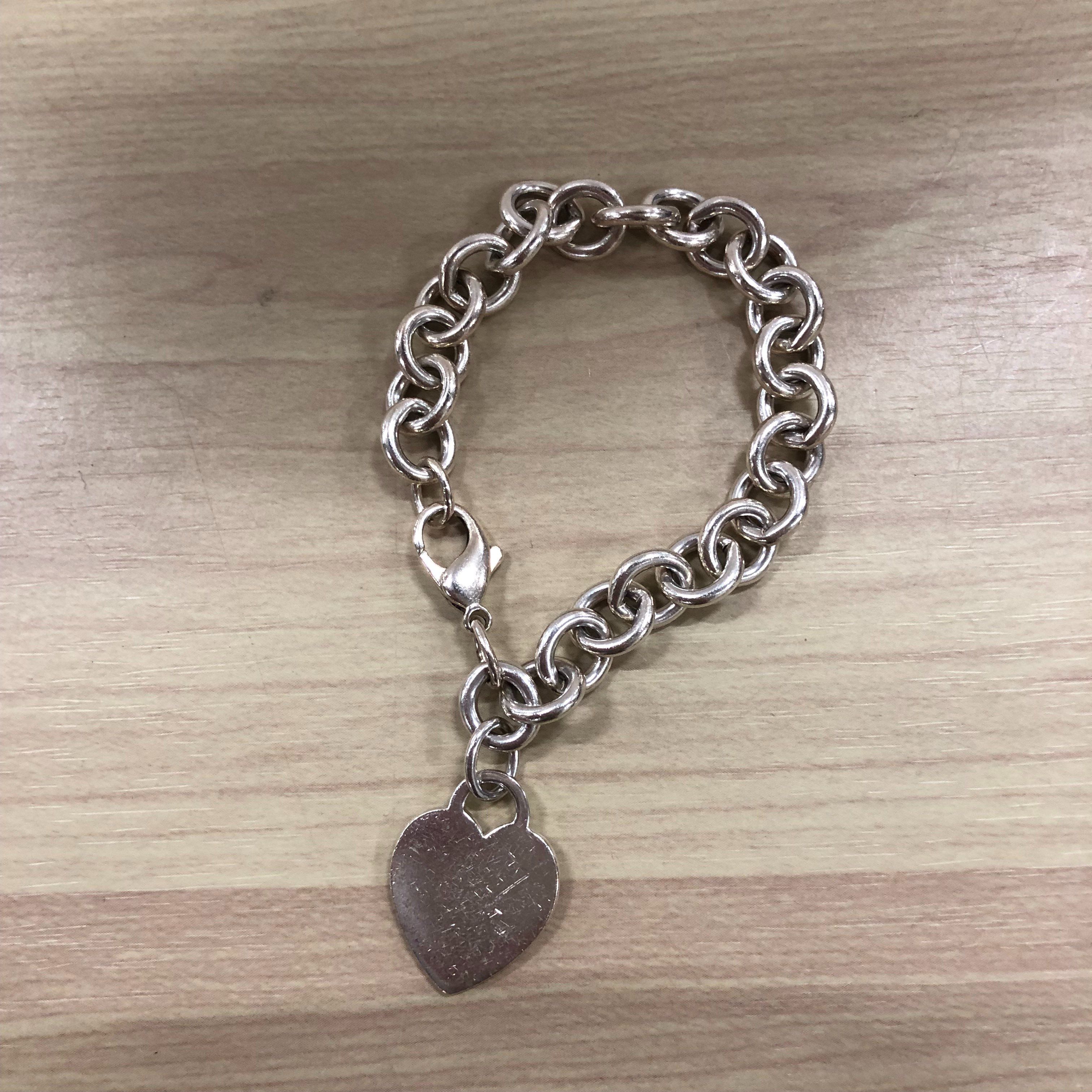 Tiffany & Co Return to Heart Tag Bracelet "Silver"