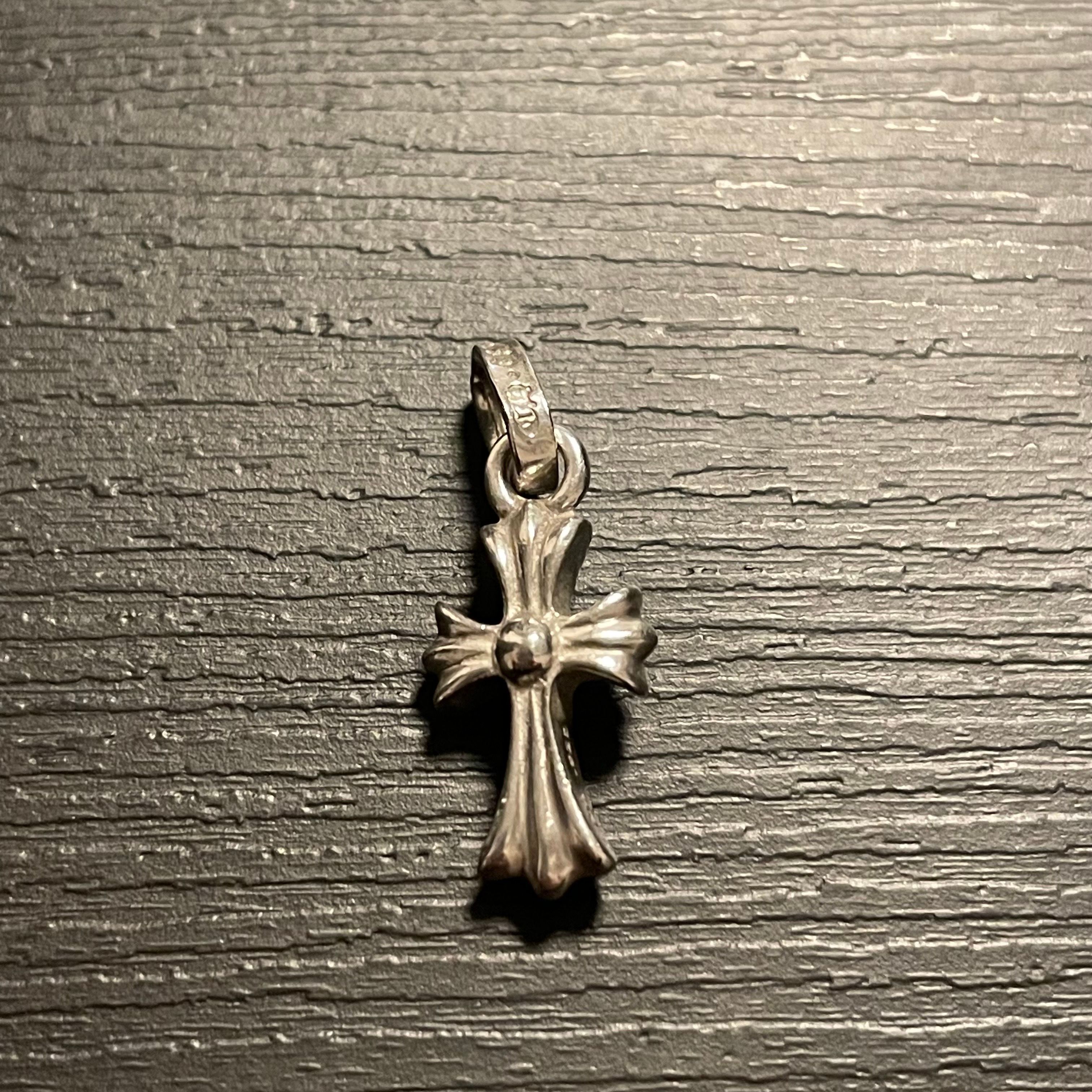 Chrome Hearts CH Cross Baby Fat Charm "Silver"