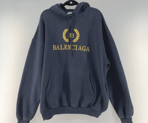 ●●BALENCIAGA バレンシアガ パーカー 501656 ネイビー