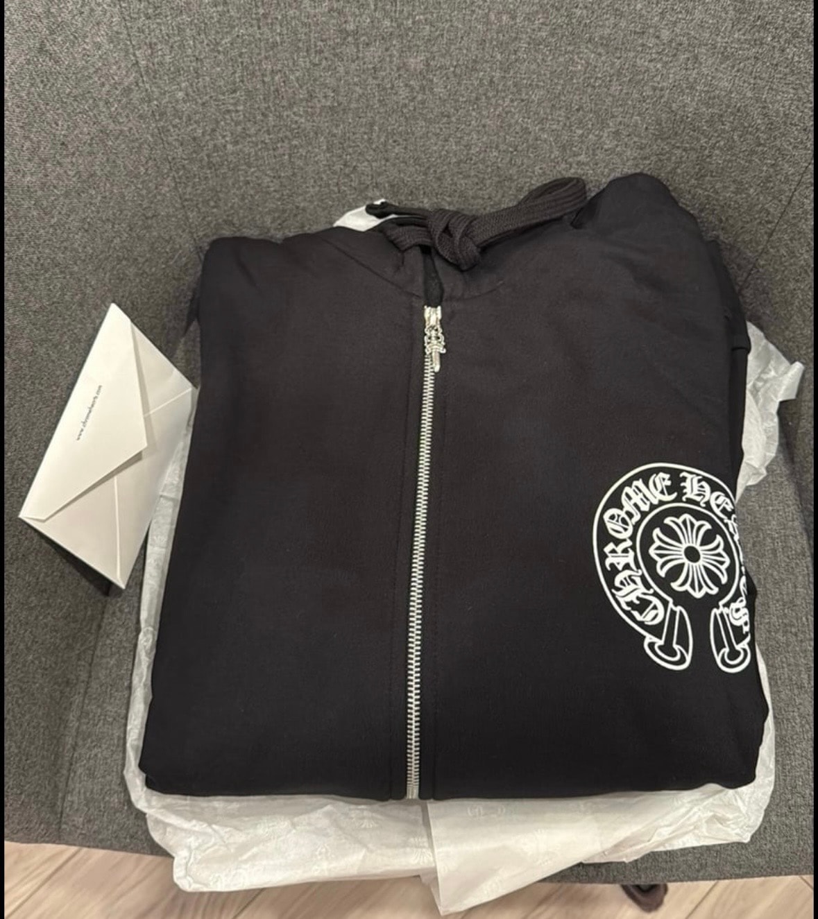 Chrome Hearts Horseshoe Zip Hoodie Tokyo Exclusive "Black"