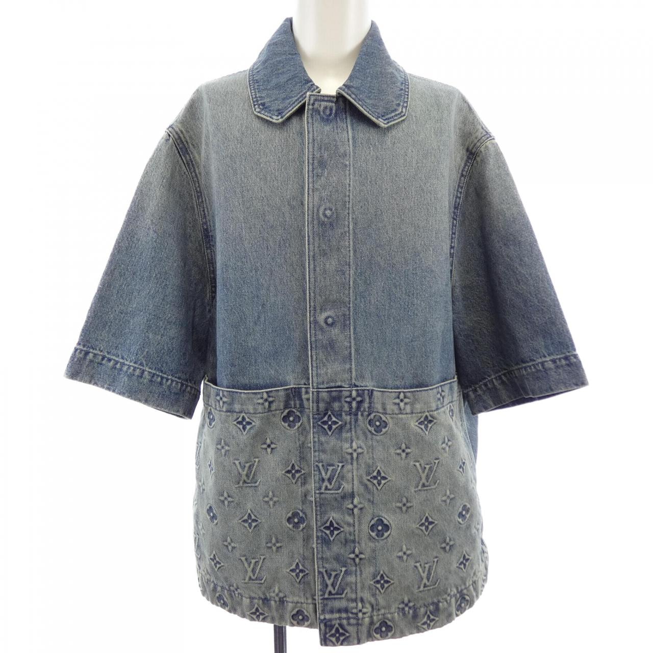 ルイヴィトン LOUIS VUITTON ショートスリーブデニムワークウエアシャツ HOS46WY38 デニムジャケット