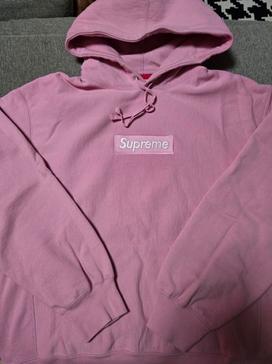 Supreme Box Logo Hooded Sweatshirt "Pink" (24FW)