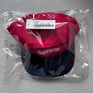 Supreme 2-Tone Camp Cap "Red"