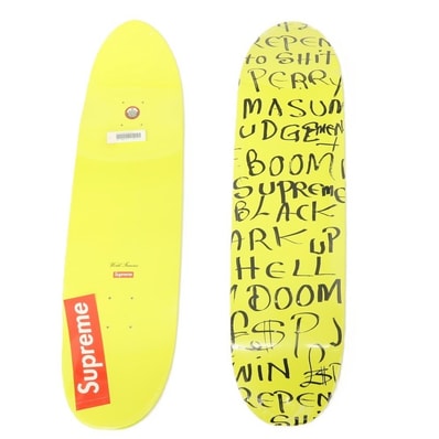 【中古】シュプリーム Supreme 2020年秋冬 Black Ark Cruiser Skateboard スケートボード デッキ スケボー イエロー【サイズ8.625 x 32.25】【メンズ】